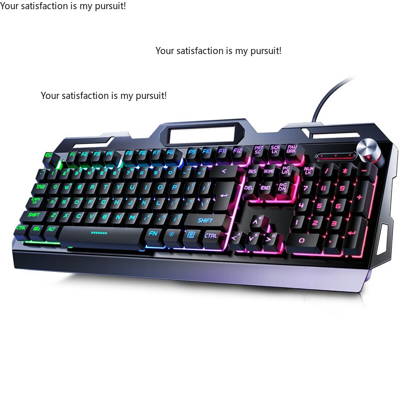 Gaming Keyboard Mouse Set - Ensemble clavier, souris et casque métalliques