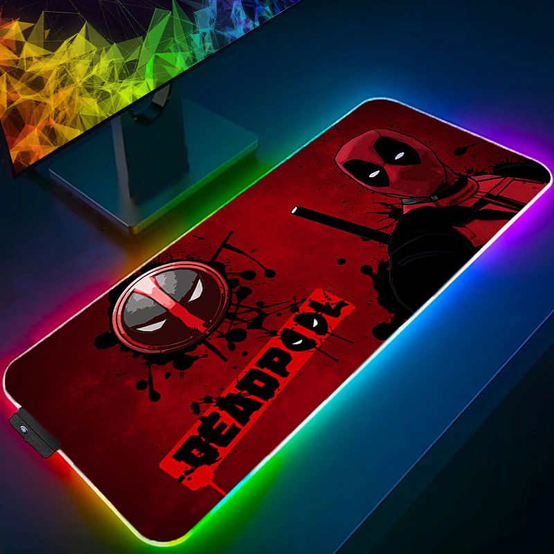 Gaming Keyboard Esports - LED tapis de souris jeu rétro-éclairage