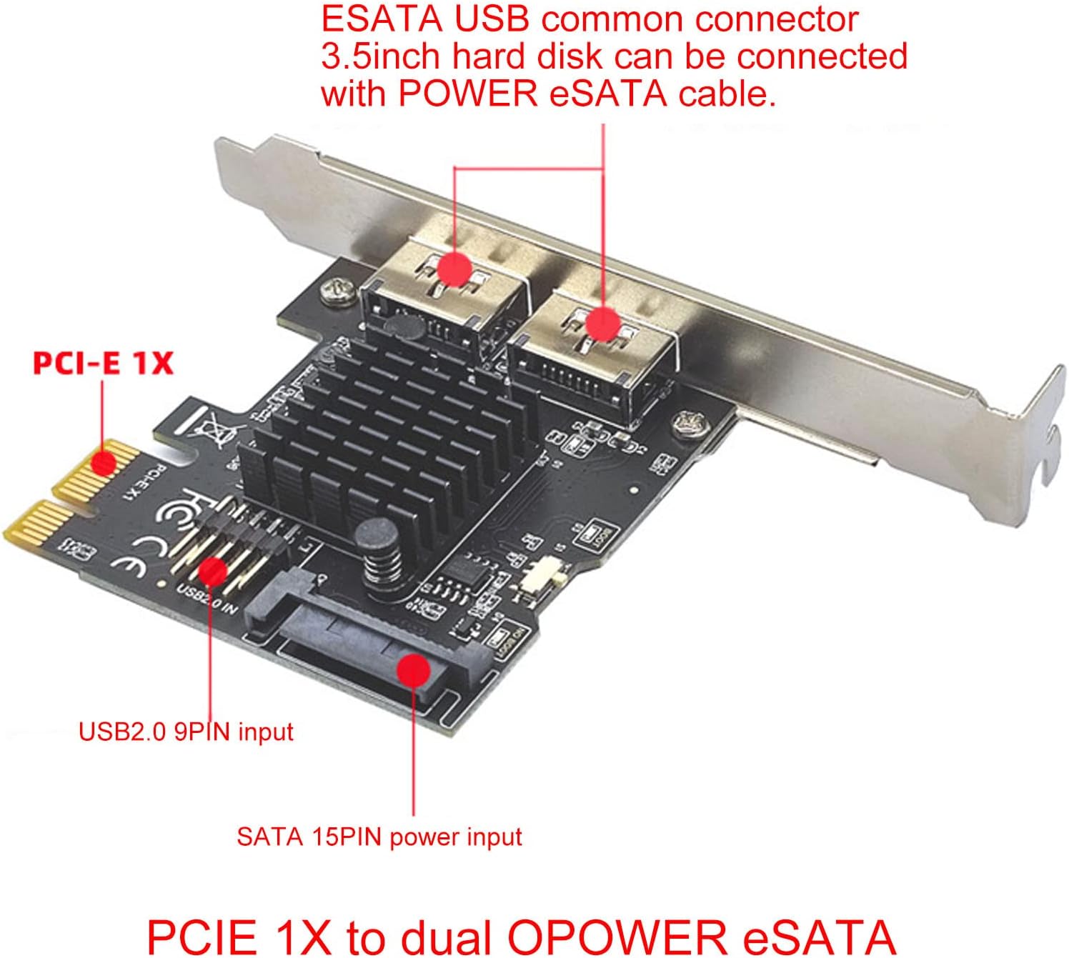 Hot Swap Pcb - Carte d'extension PCIE 1X vers USB,