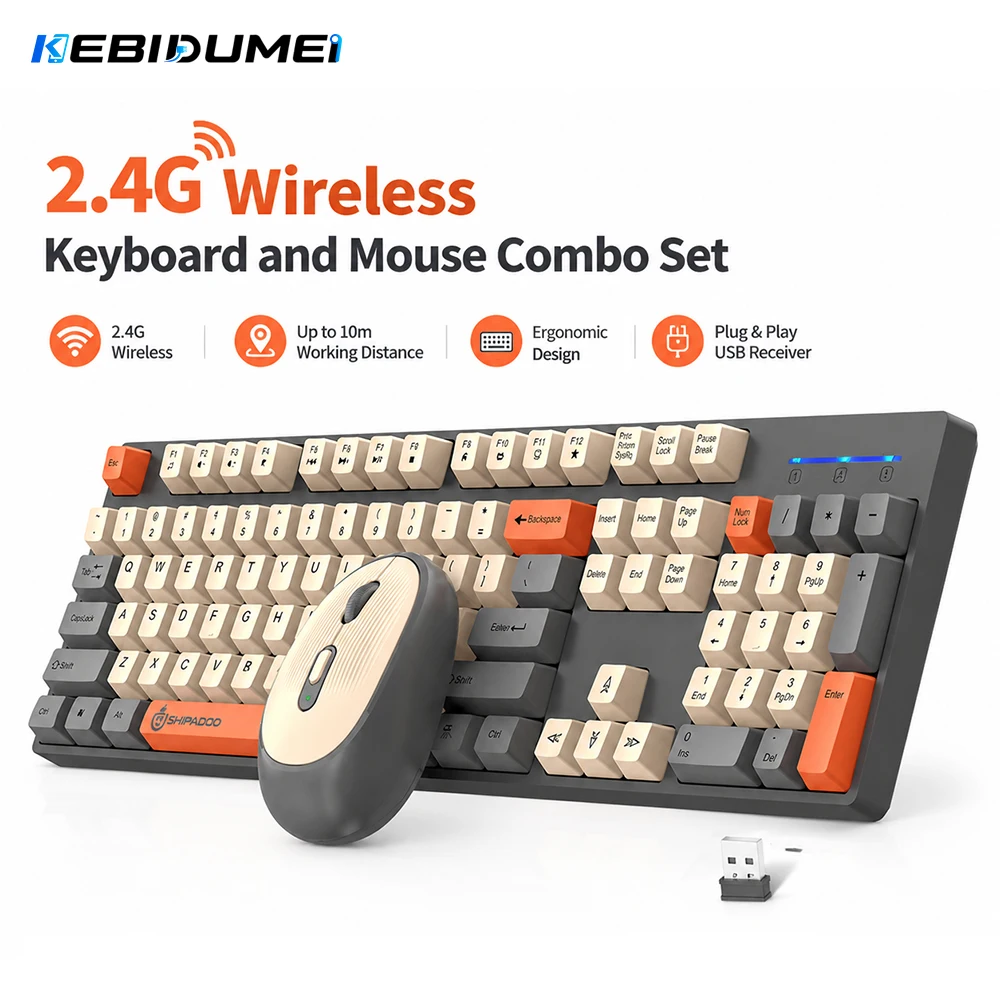 Gaming Keyboard Mouse Set - KEBIDUMEI – ensemble clavier et souris