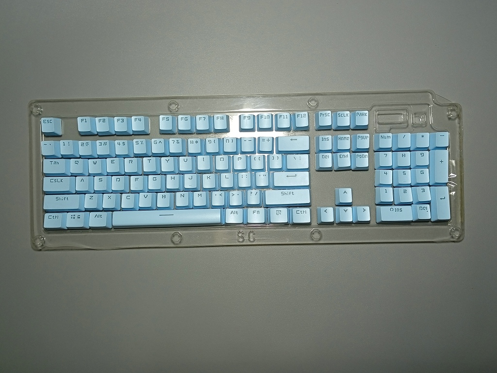 Gaming Keyboard Corsair - Capuchons de touches transparents Corsair PBT
