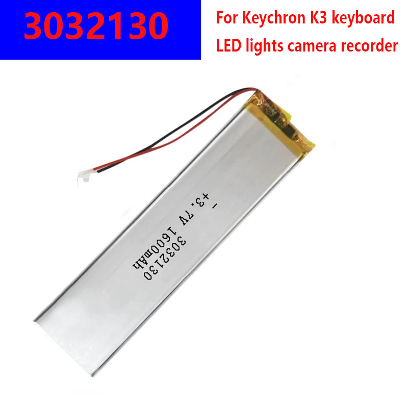 Gaming Keyboard Tester - ISUNOO – batterie li-polymère 3.7V, 1800mAh,