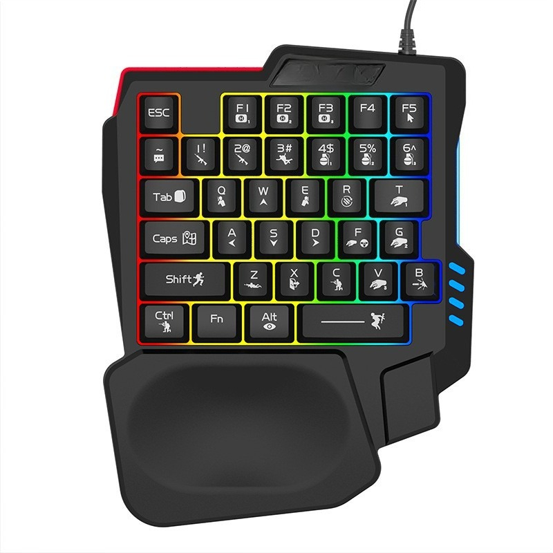 Gaming Keyboard Ebay - Clavier à une main K5 Gungod