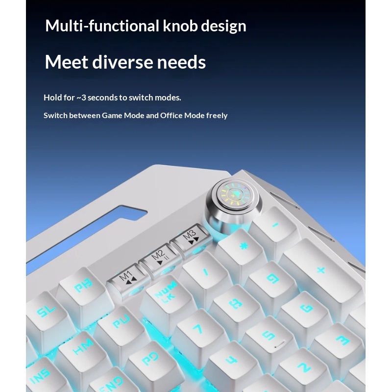 Combo clavier, souris et casqu - Keyboard Gaming Blue Switch avis et prix