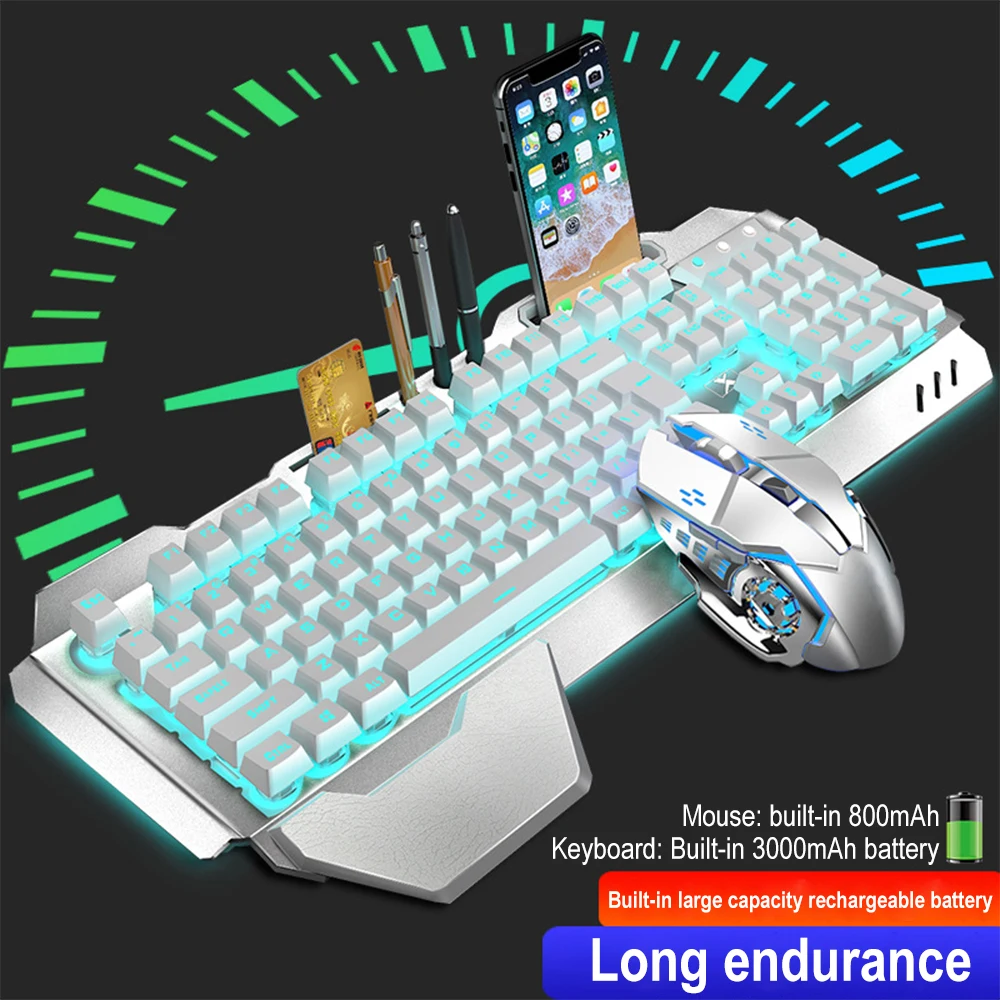 Ensemble clavier et souris san - Gaming Keyboard Mouse Wireless avis et prix