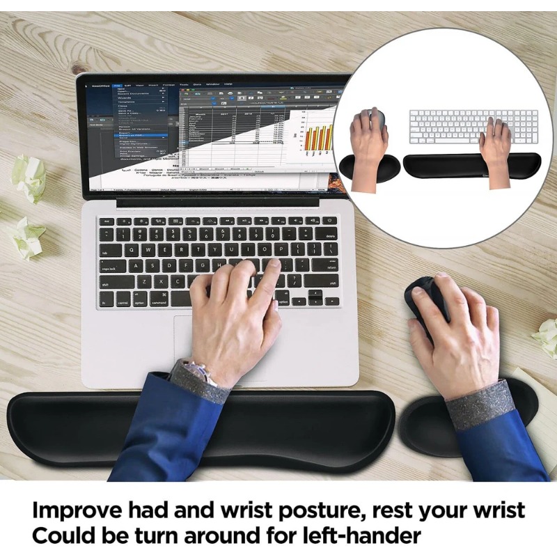 Repose-poignets ergonomique po - Gaming Keyboard Mouse Set avis et prix