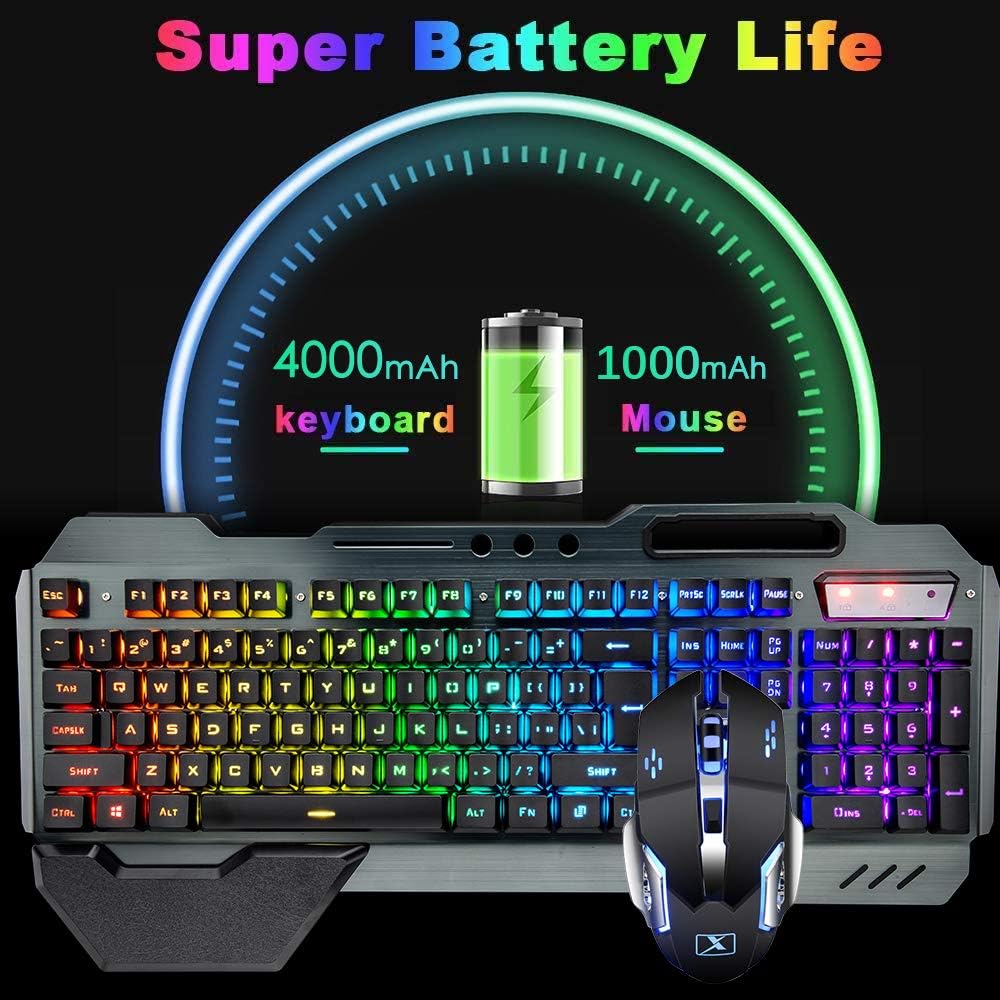 Clavier et souris de jeu sans  - Gaming Keyboard Mouse Set avis et prix