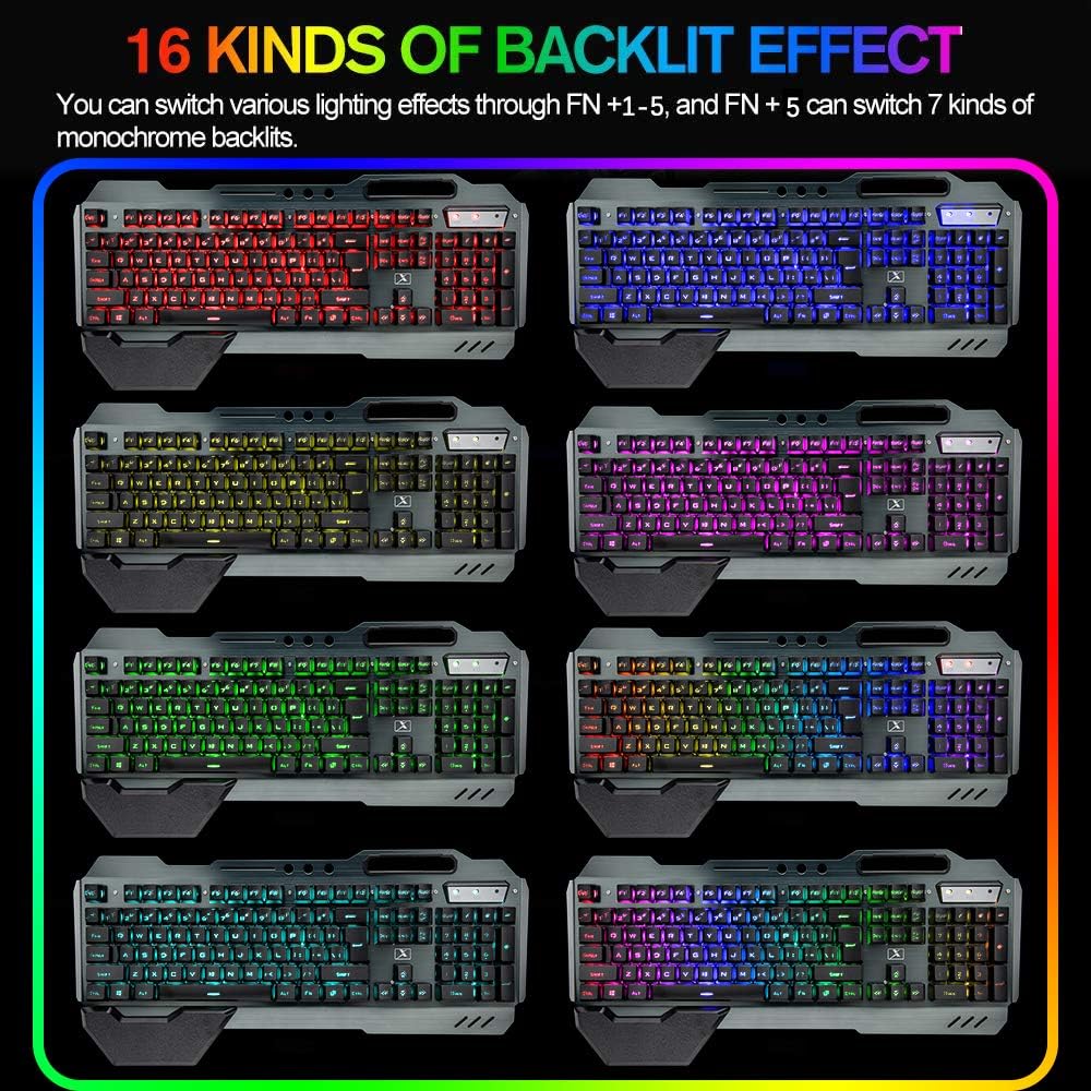 Clavier et souris de jeu sans  - Gaming Keyboard Mouse Set avis et prix