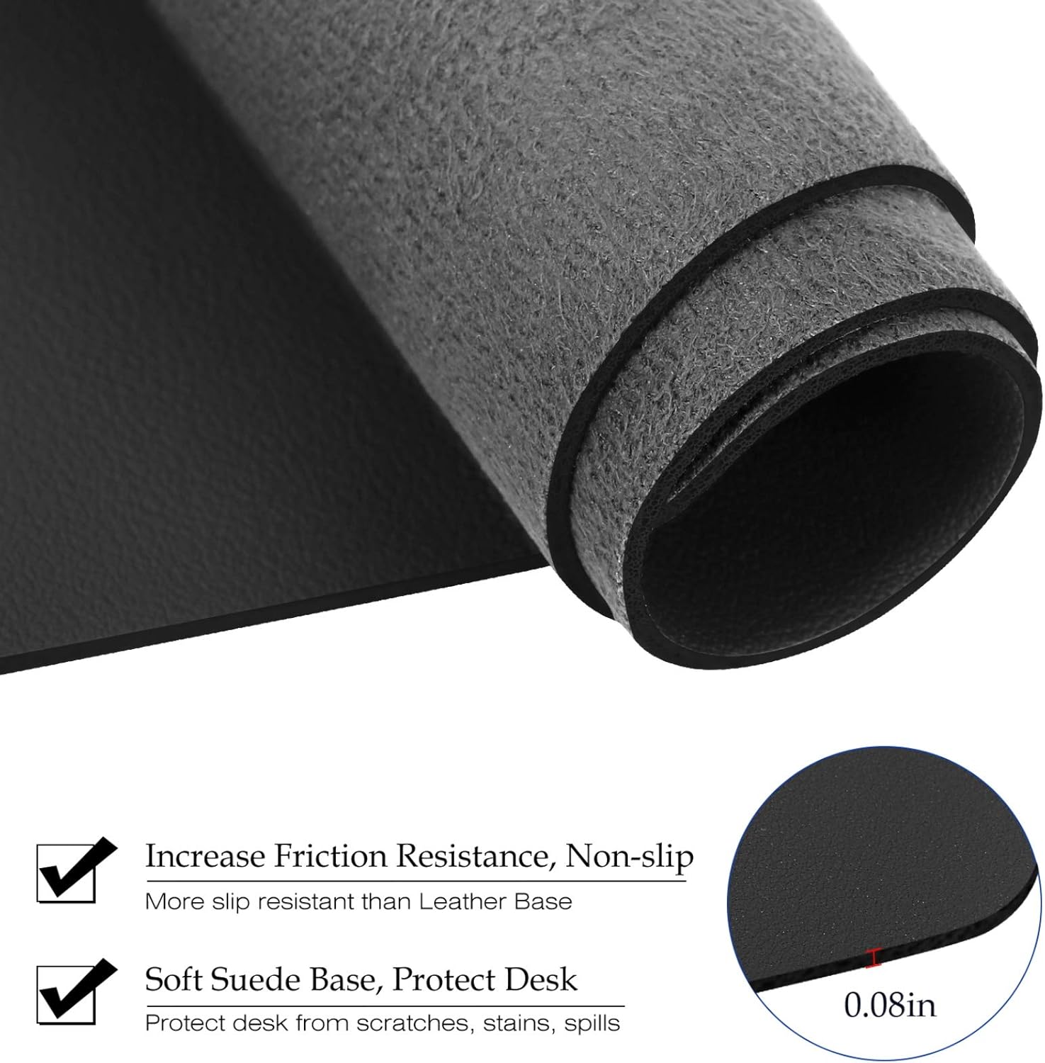 Grand tapis de bureau en cuir, - Gaming Keyboard And Mouse Pad avis et prix