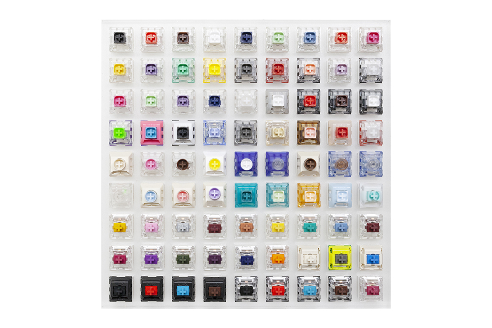 Kailh-81 interrupteurs Polaroi - Gaming Keyboard Tester avis et prix