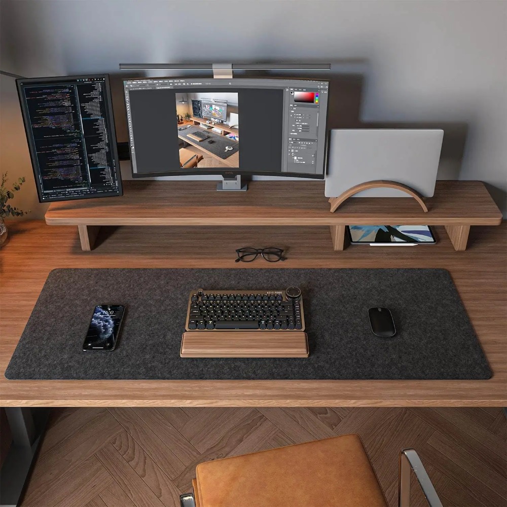 Tapis de bureau en feutre pour - Gaming Keyboard And Mouse Pad avis et prix