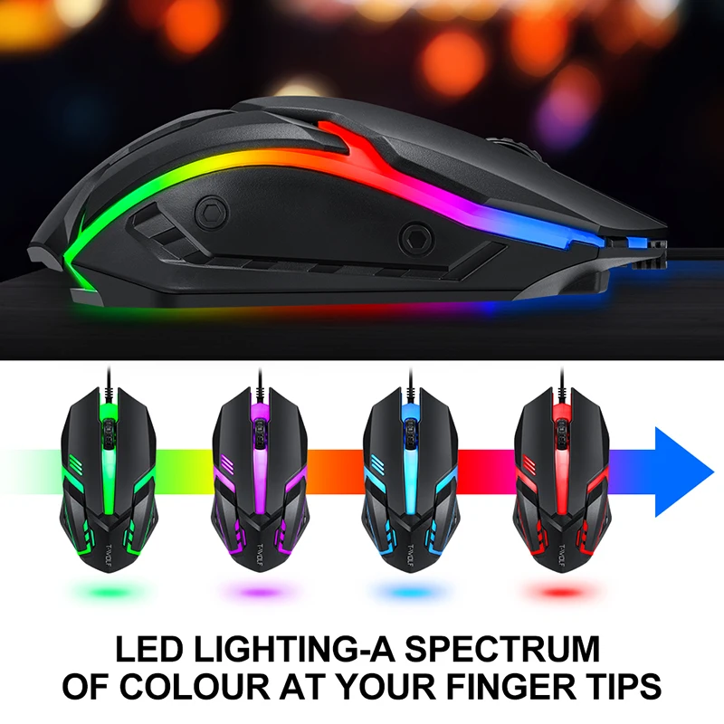 Ensemble de jeu T-WOLF Game Fo - Gaming Keyboard Mouse Set avis et prix