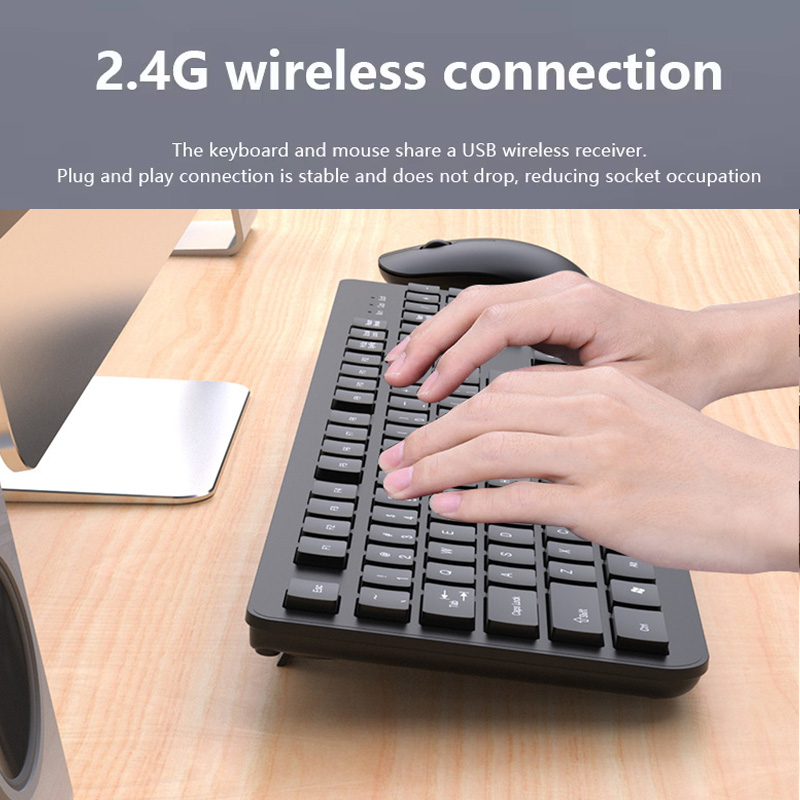 Ensemble clavier et souris san - Gaming Keyboard Mouse Wireless avis et prix