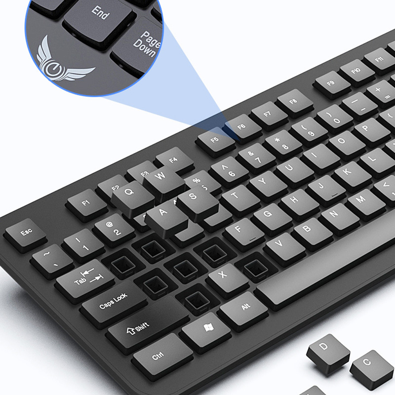 Ensemble clavier et souris san - Gaming Keyboard Mouse Wireless avis et prix