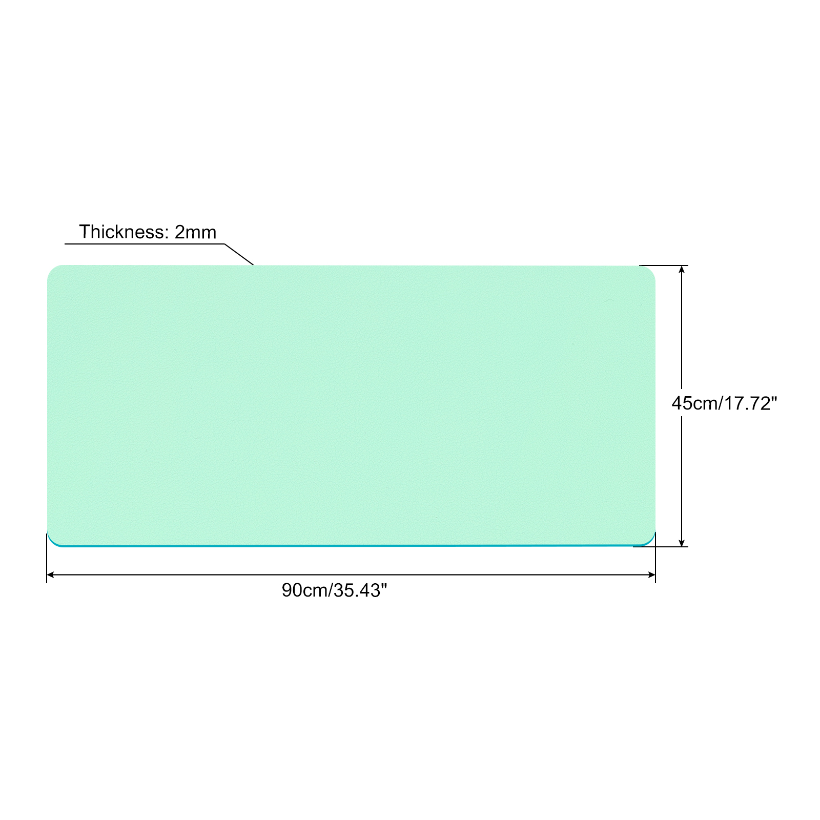 Tapis de protection en cuir PU - Gaming Keyboard And Mouse Pad avis et prix