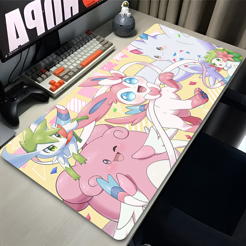 Grand tapis de souris rose mig - Gaming Keyboard Theme avis et prix